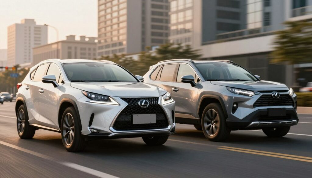 Lexus NX 200T F Sport vs RAV4 Lexus NX 200T F Sport vs RAV4